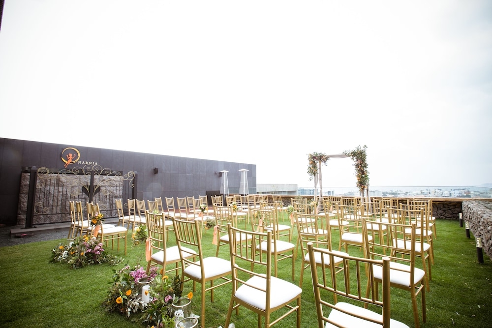 야외 결혼식 공간