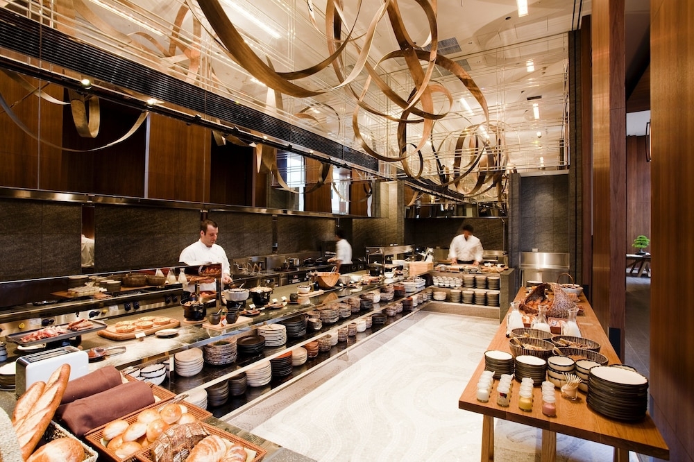 뷔페 아침 식사