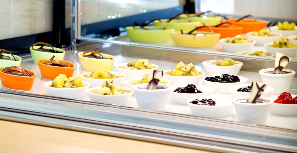 뷔페 아침 식사