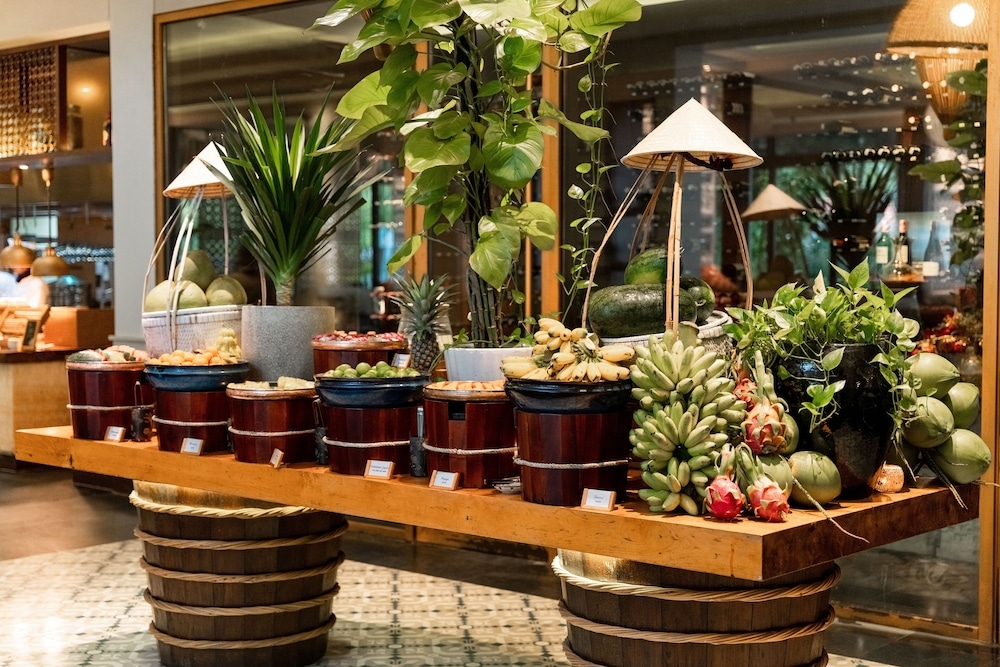 뷔페 아침 식사