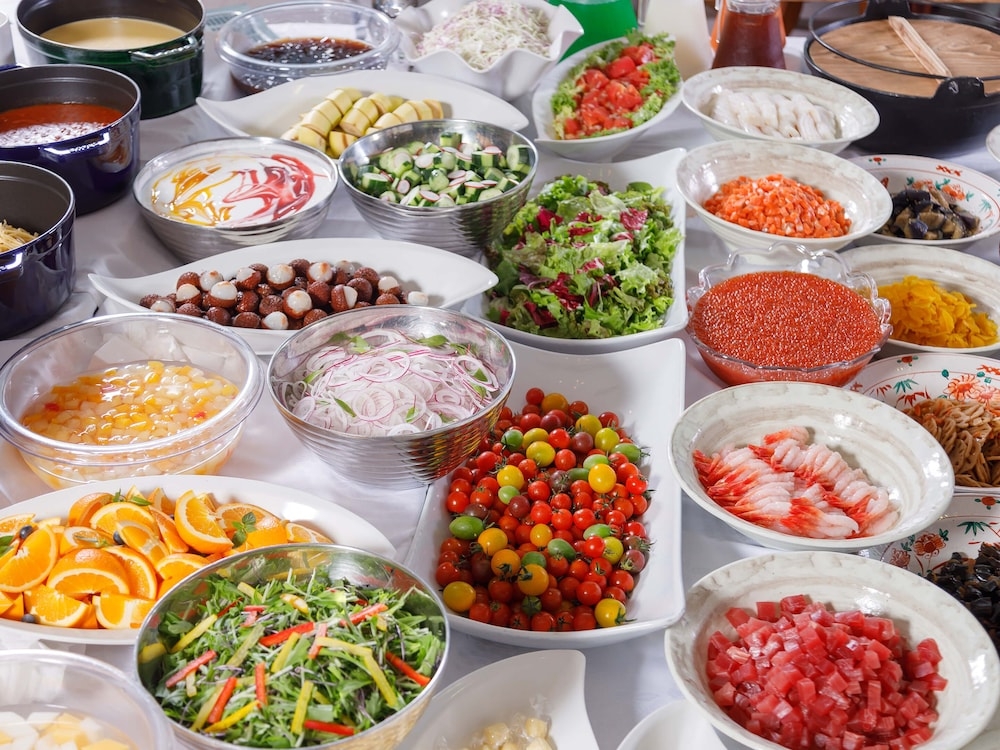 뷔페 아침 식사