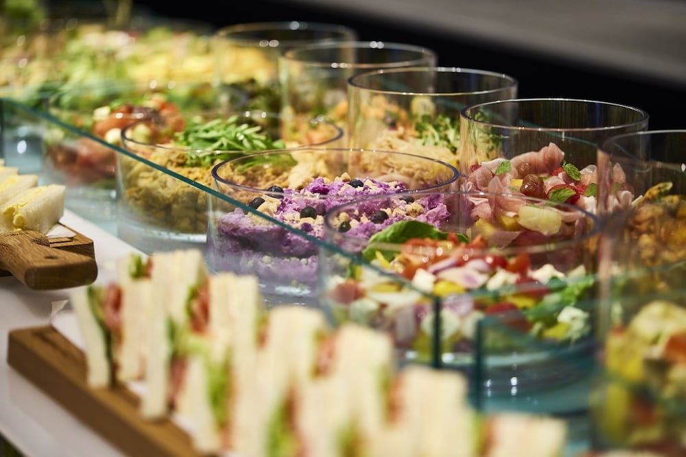 뷔페 아침 식사