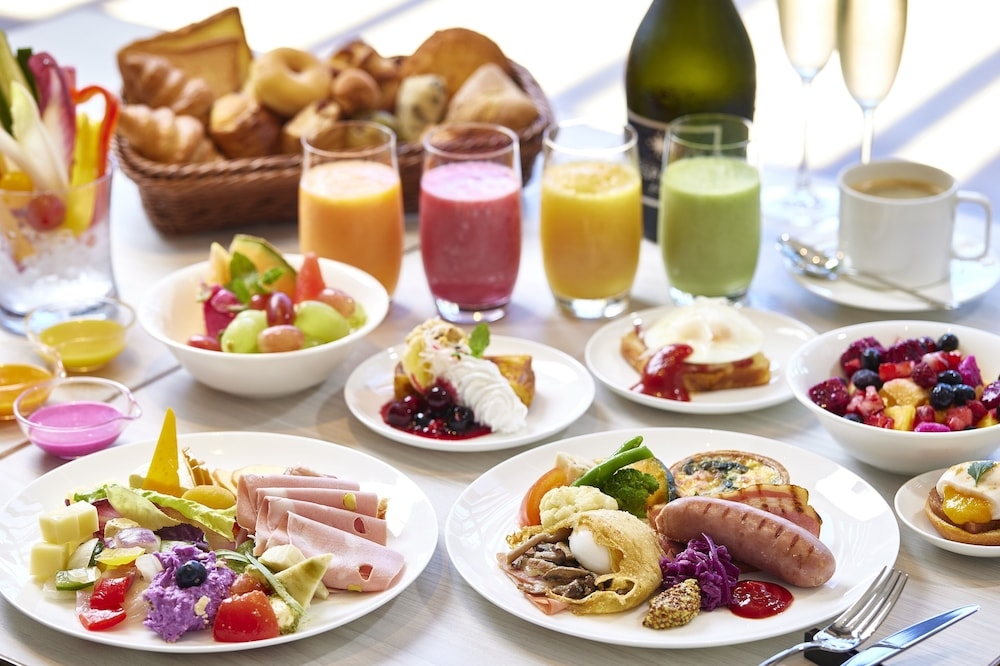 뷔페 아침 식사