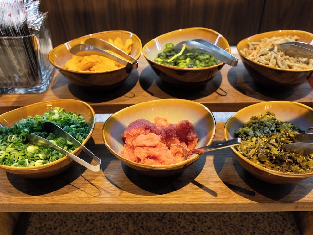 뷔페 아침 식사