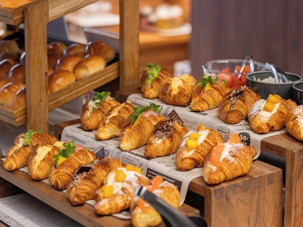 뷔페 아침 식사