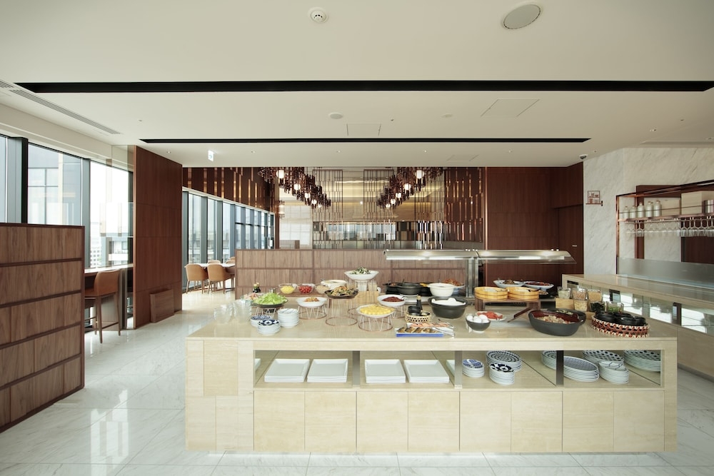 뷔페 아침 식사