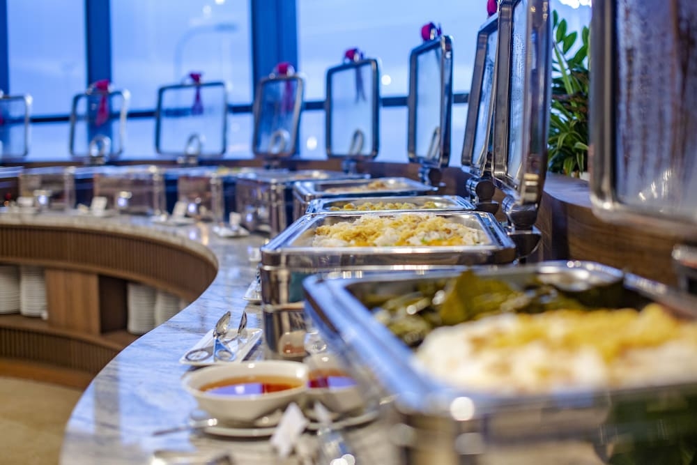 뷔페 아침 식사