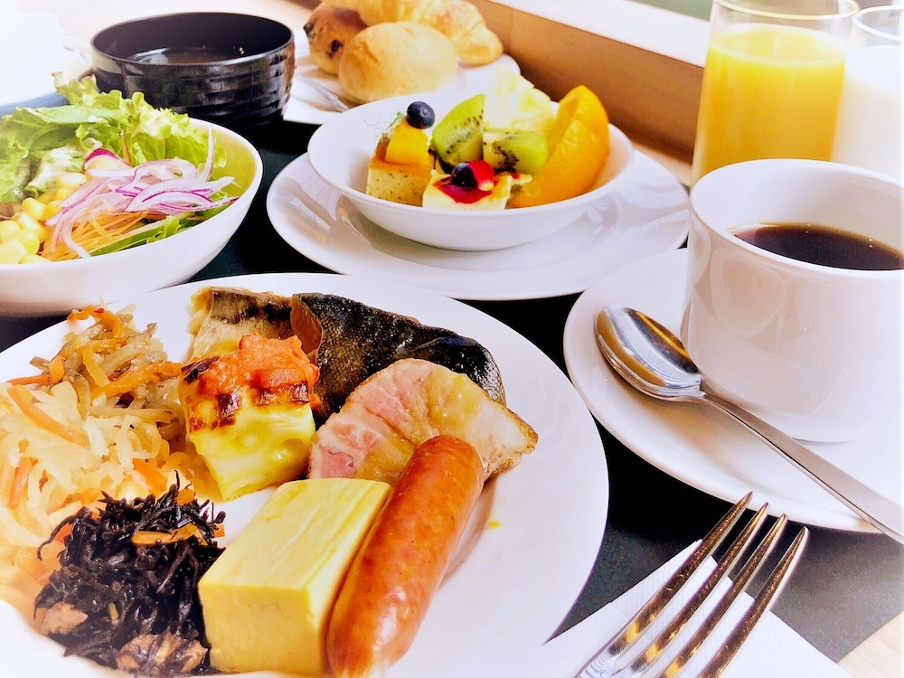 뷔페 아침 식사