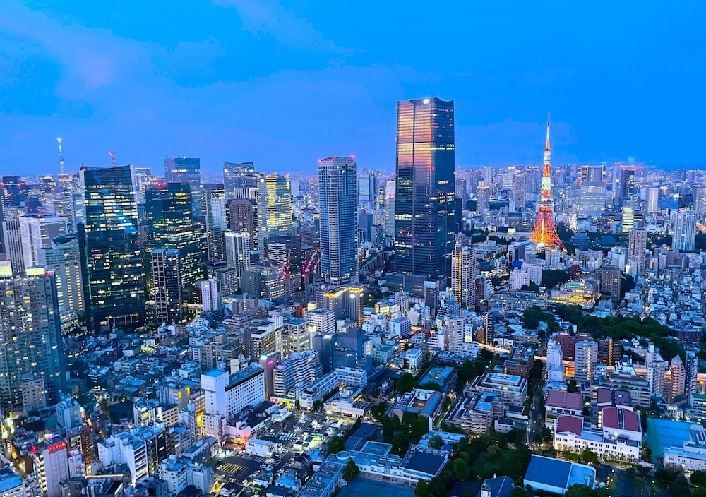 숙박 시설에서 보는 시내 전망