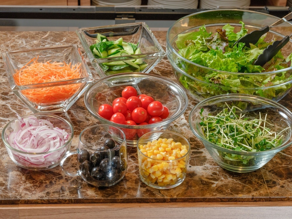 뷔페 아침 식사