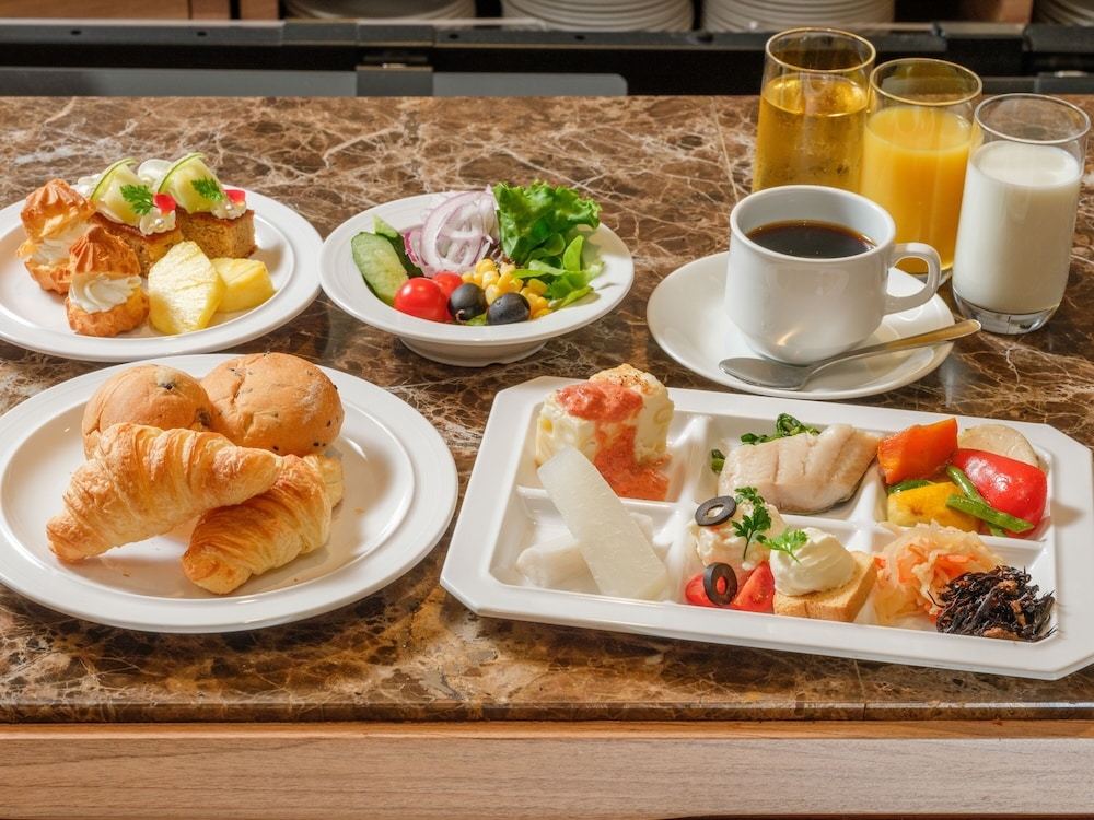 뷔페 아침 식사