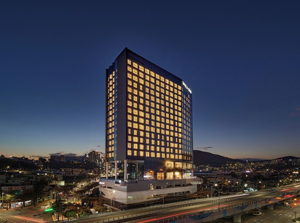 숙박 시설에서 보는 주변 전망