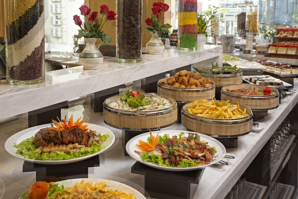 뷔페 아침 식사