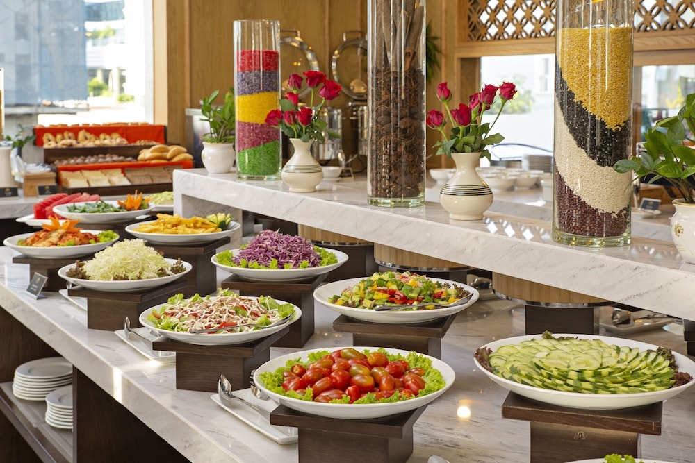 뷔페 아침 식사