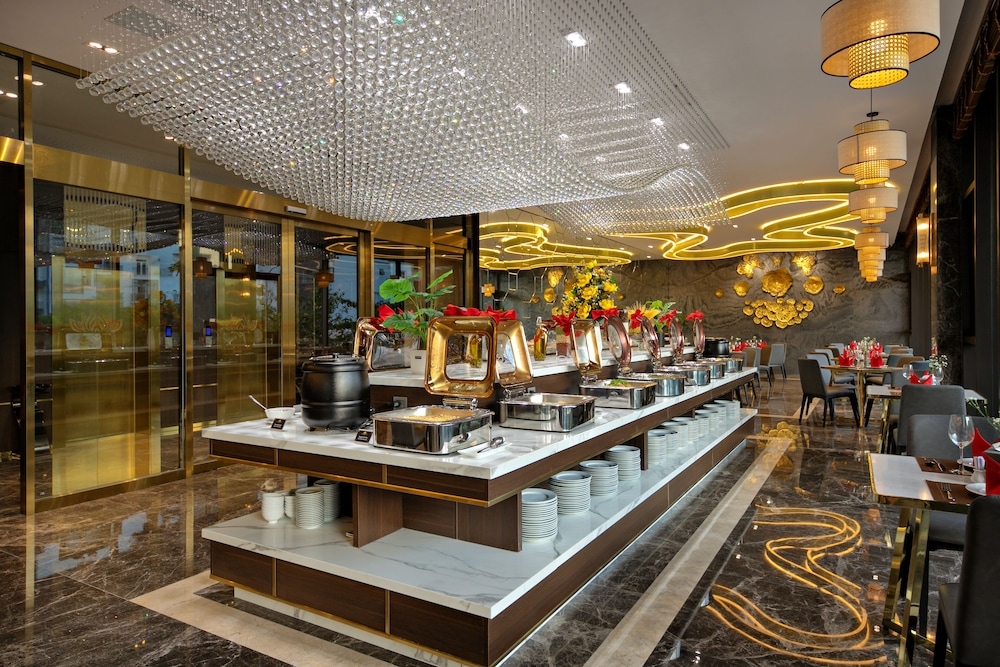 뷔페 아침 식사