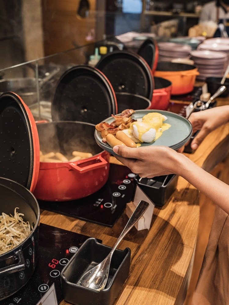 뷔페 아침 식사