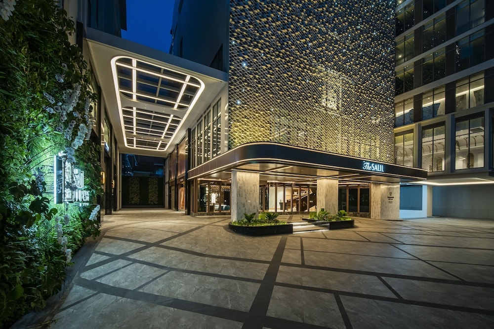 숙박 시설 입구