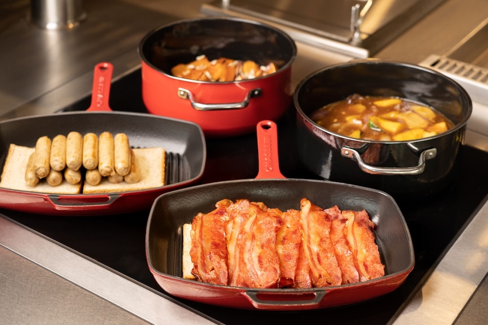 뷔페 아침 식사