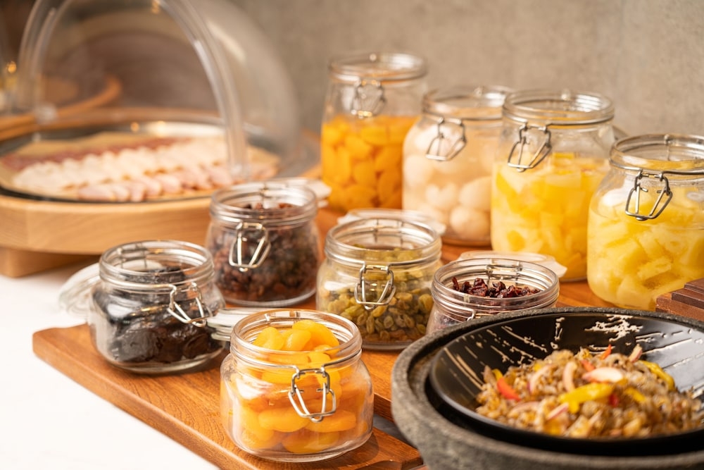 뷔페 아침 식사