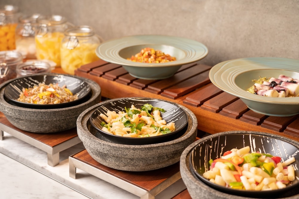 뷔페 아침 식사