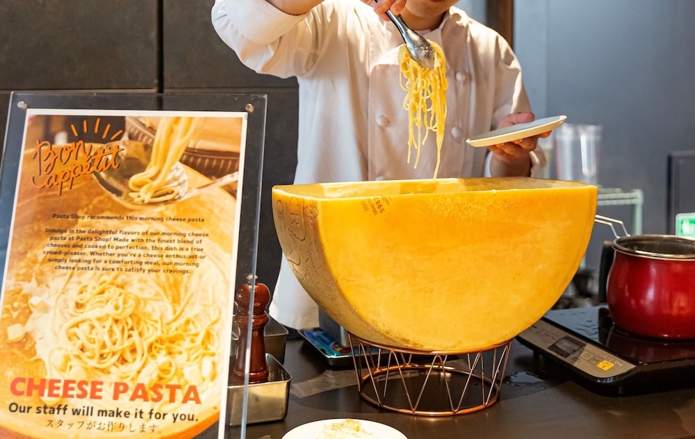 뷔페 아침 식사