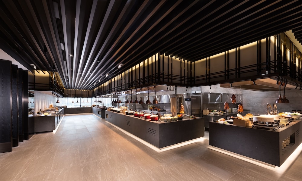 뷔페 아침 식사