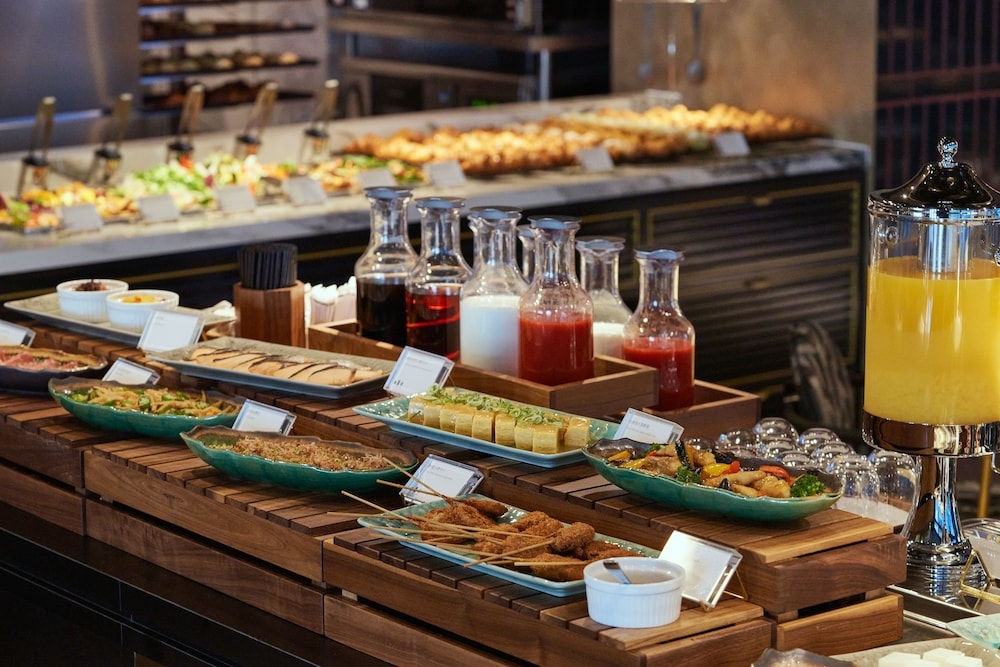 뷔페 아침 식사