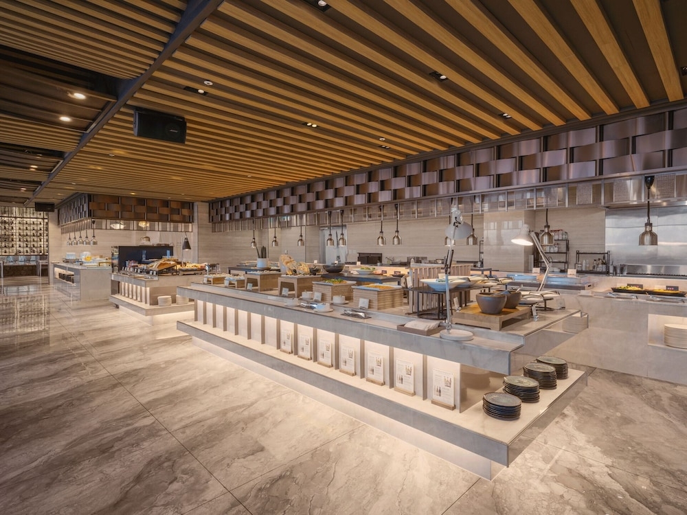 뷔페 아침 식사