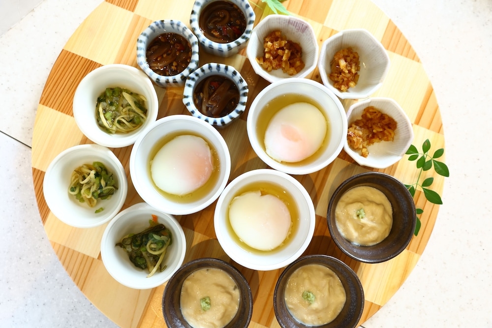 뷔페 아침 식사