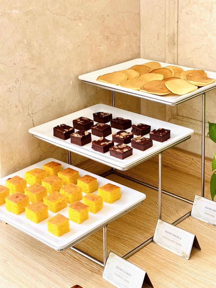 뷔페 아침 식사