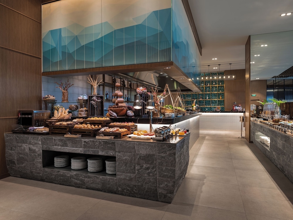 뷔페 아침 식사