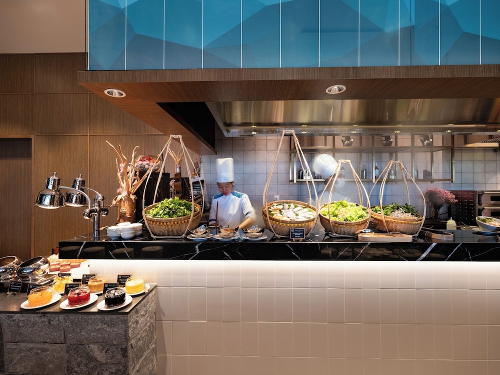 뷔페 아침 식사