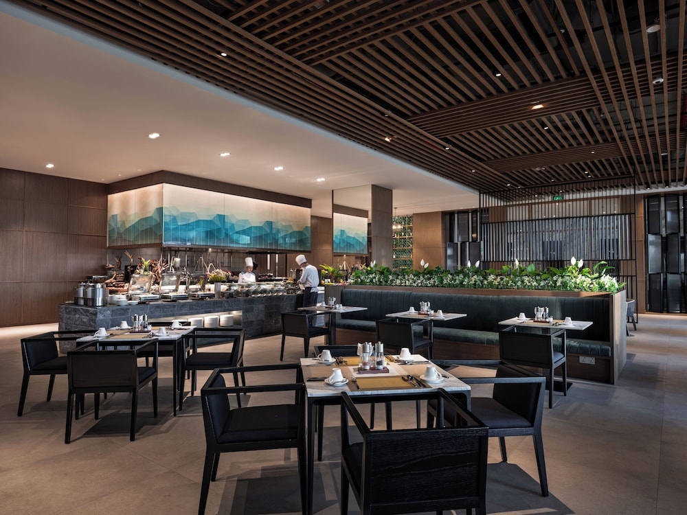 뷔페 아침 식사