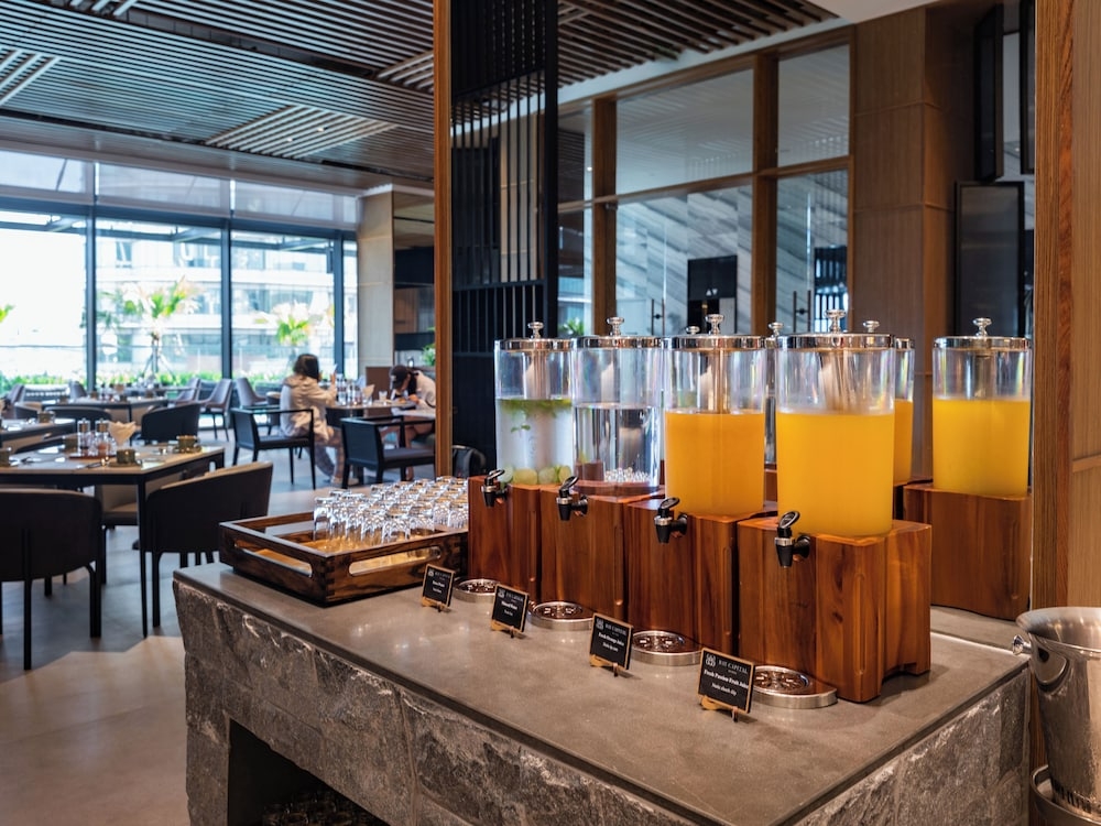 뷔페 아침 식사