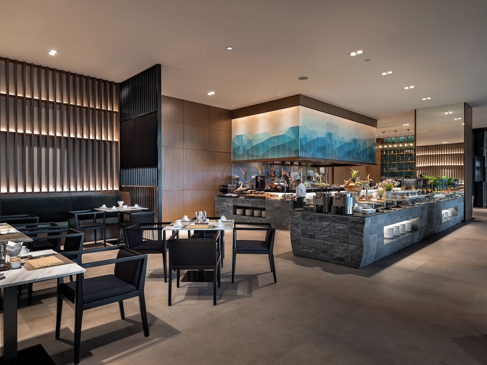 뷔페 아침 식사