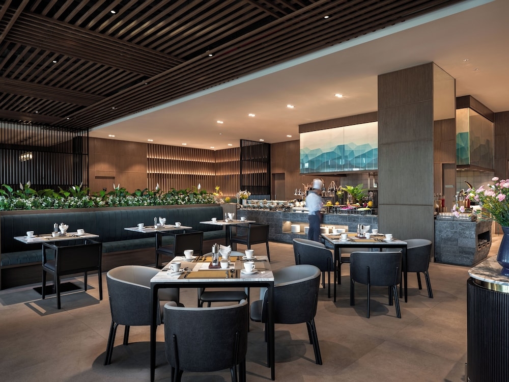 뷔페 아침 식사