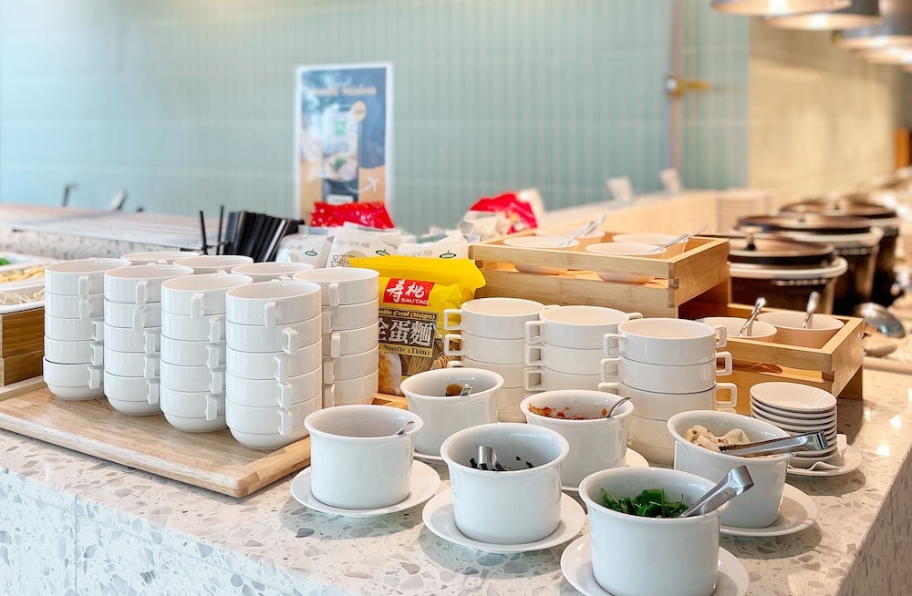 뷔페 아침 식사