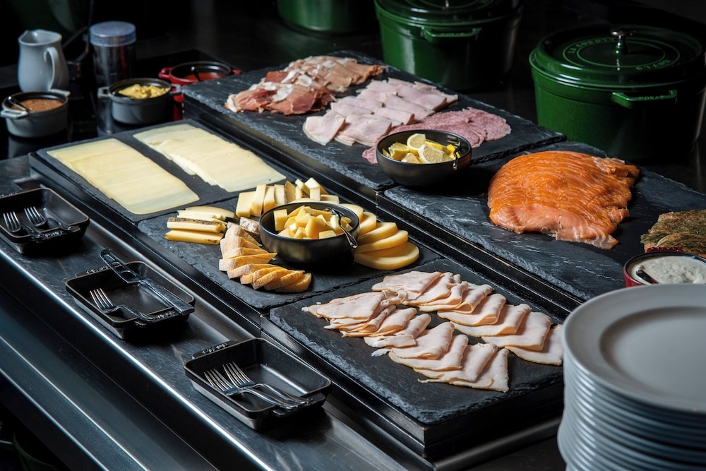 뷔페 아침 식사