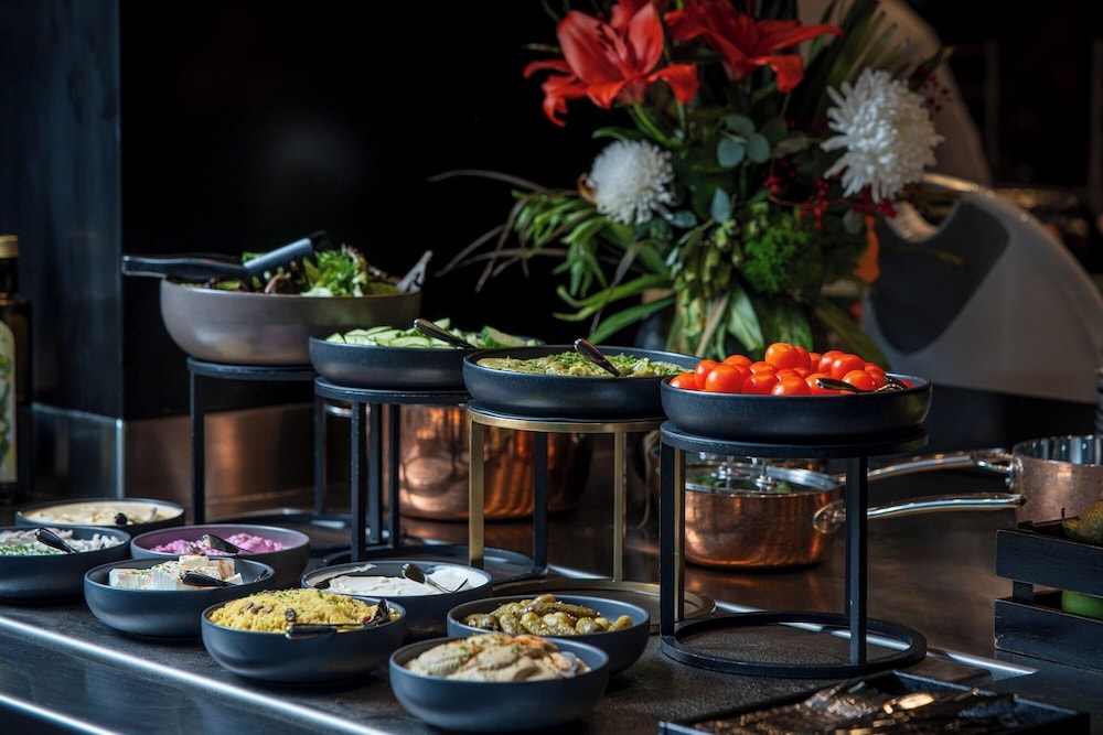 뷔페 아침 식사