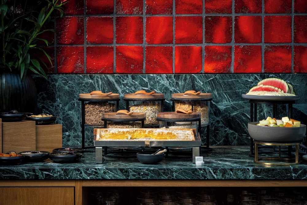 뷔페 아침 식사