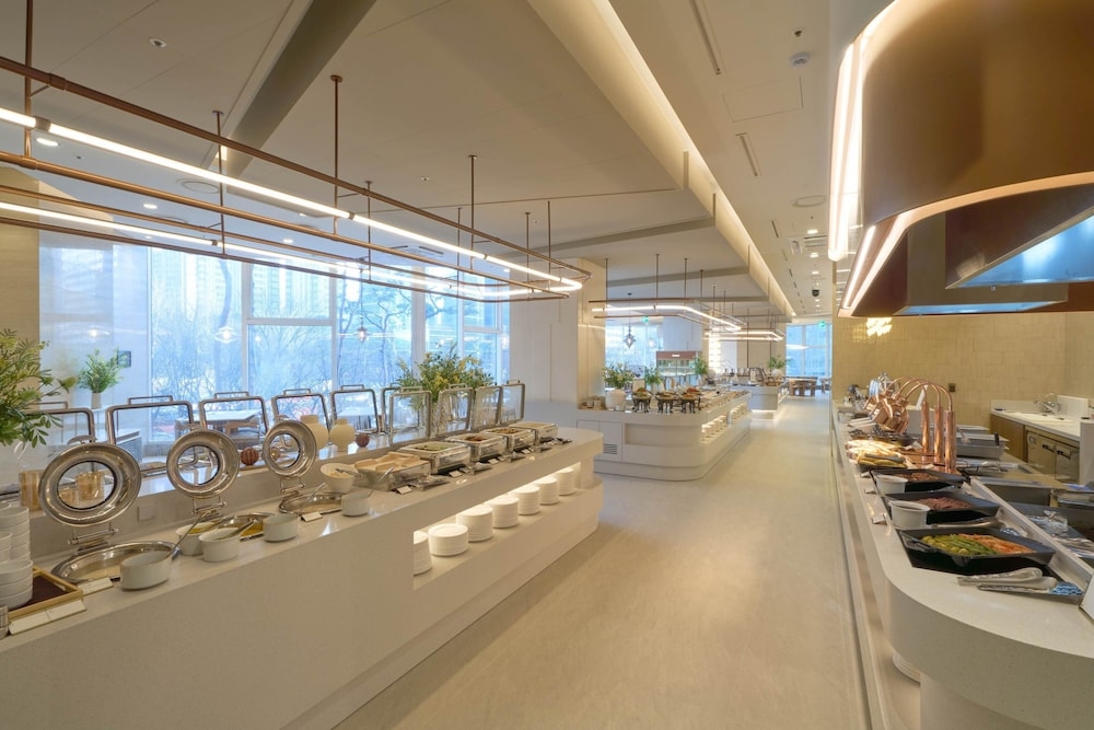 뷔페 아침 식사