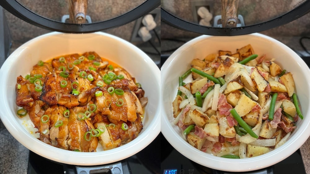 뷔페 아침 식사