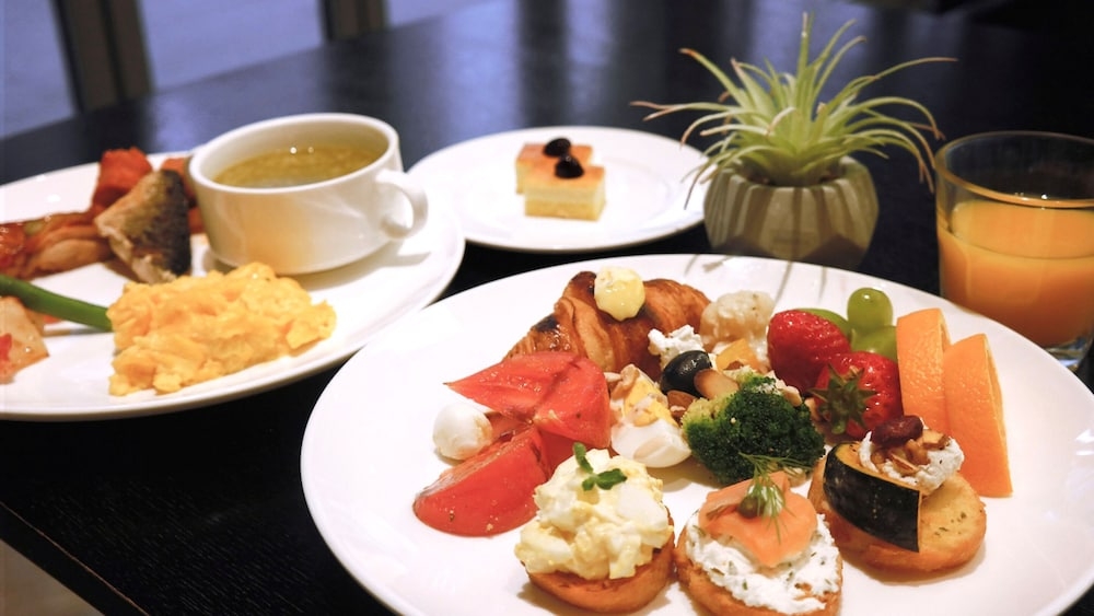 뷔페 아침 식사