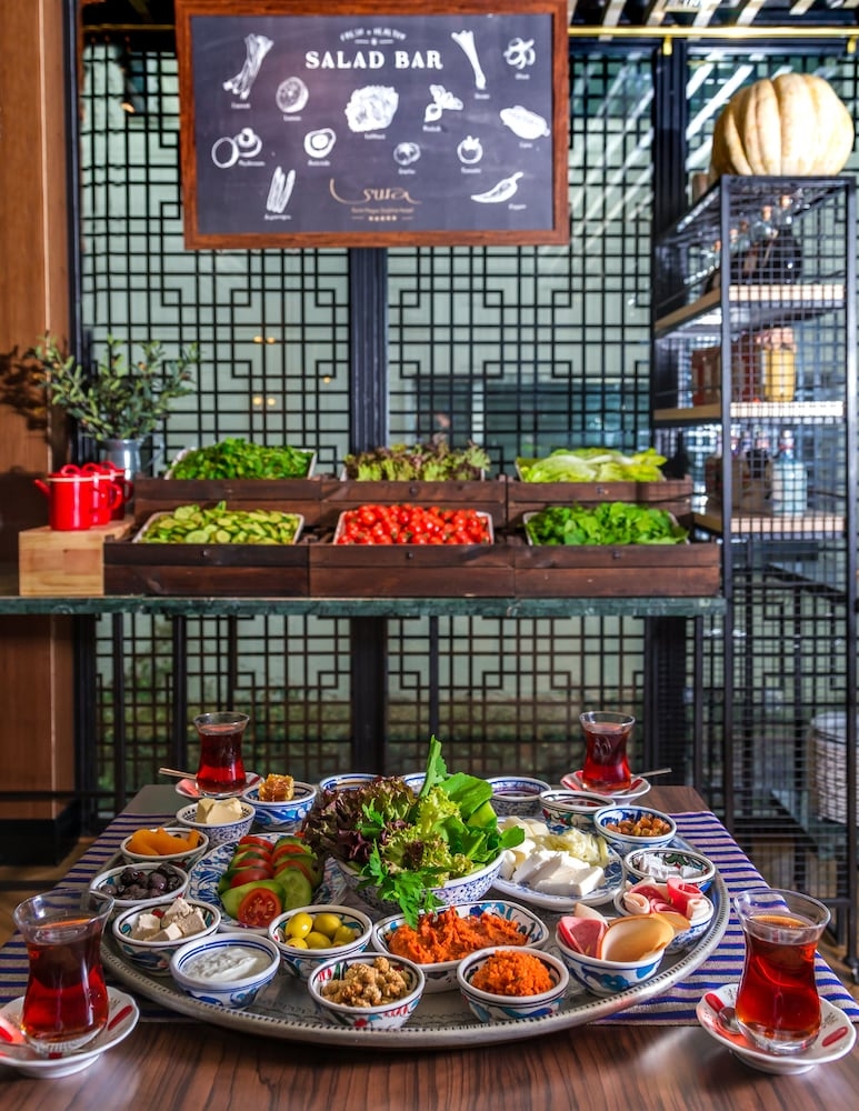 뷔페 아침 식사