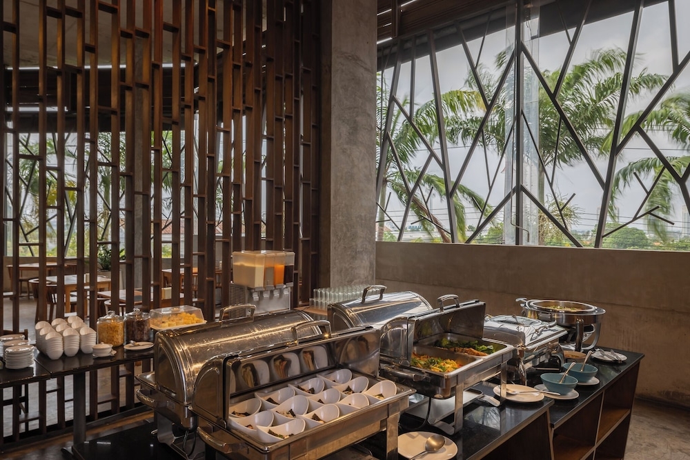 뷔페 아침 식사