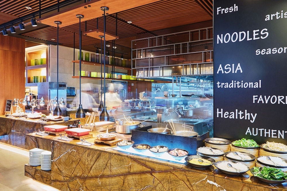 뷔페 아침 식사