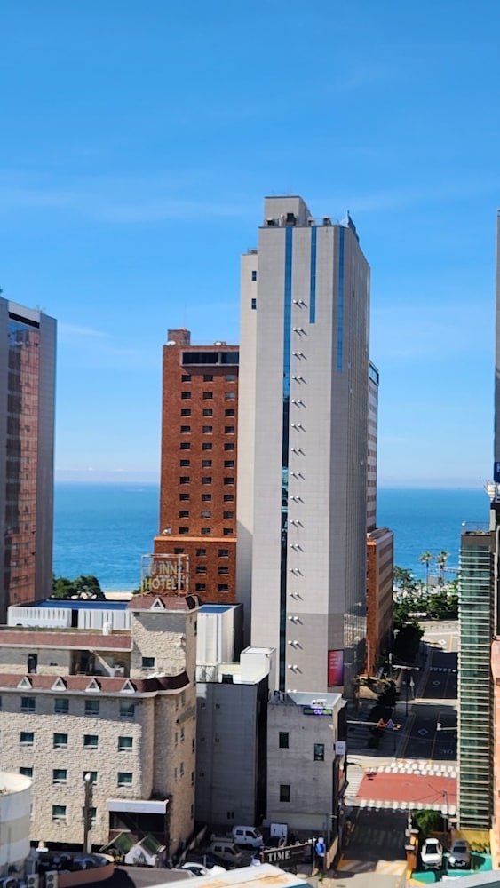 숙박 시설에서 보는 주변 전망