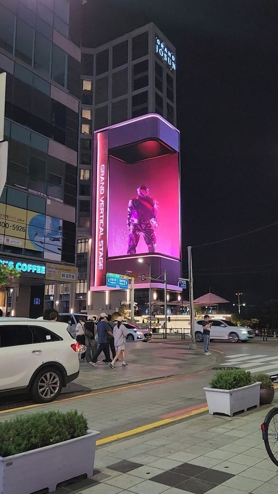 숙박 시설에서 보는 주변 전망