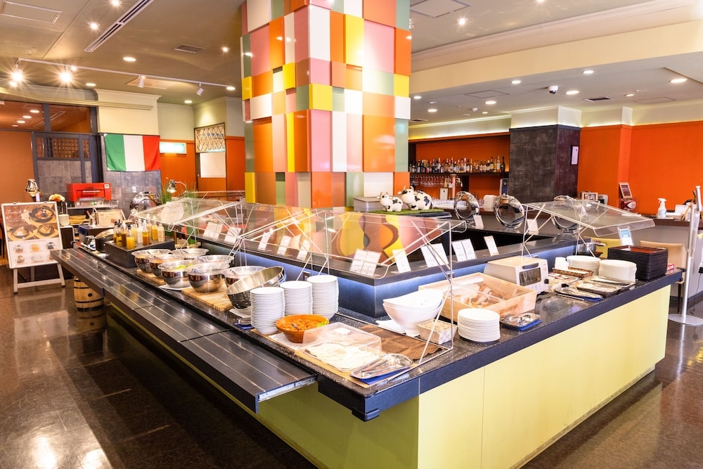 뷔페 아침 식사