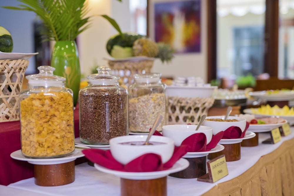 뷔페 아침 식사